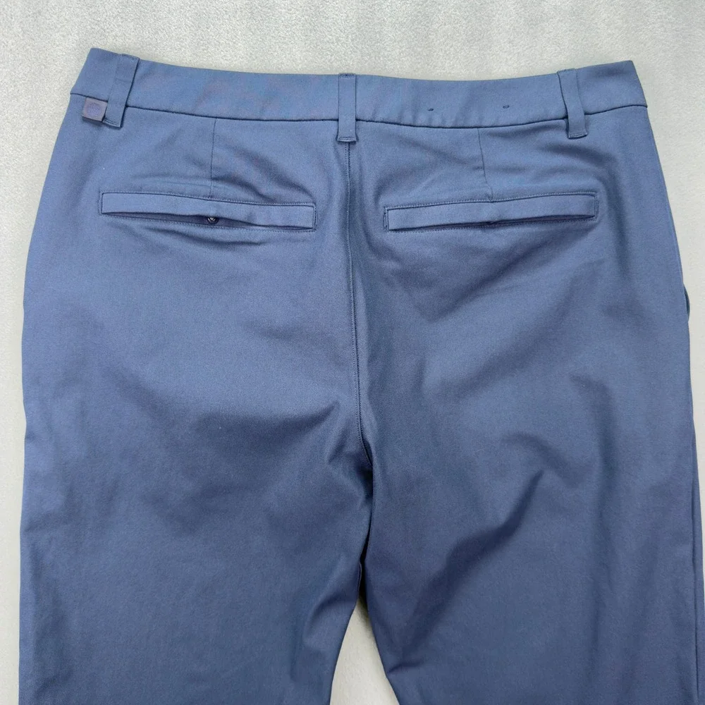 Lululemon Commission Pant Slim Navy Blue Mens Chino Trousers Size 33